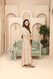 Vintage-Inspired Floral Abaya Gown
