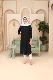 Modernes Hemdblusen-Abaya-Set