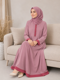 Frock-Style Abaya with Top Buttons