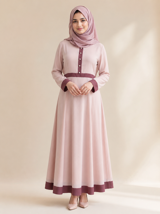 Soft Frock-Style Burqa