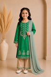 Girls 3-Piece Suit with Dupatta — No. 372