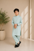 Aqua 2-Piece Children's Suit
