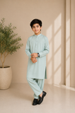 Aqua 2-Piece Children's Suit