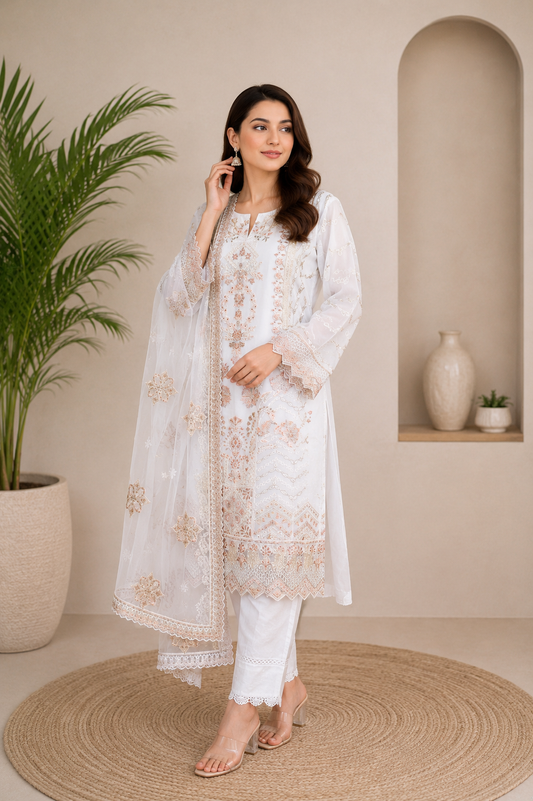 Embroidered Kameez Suit — No. 170