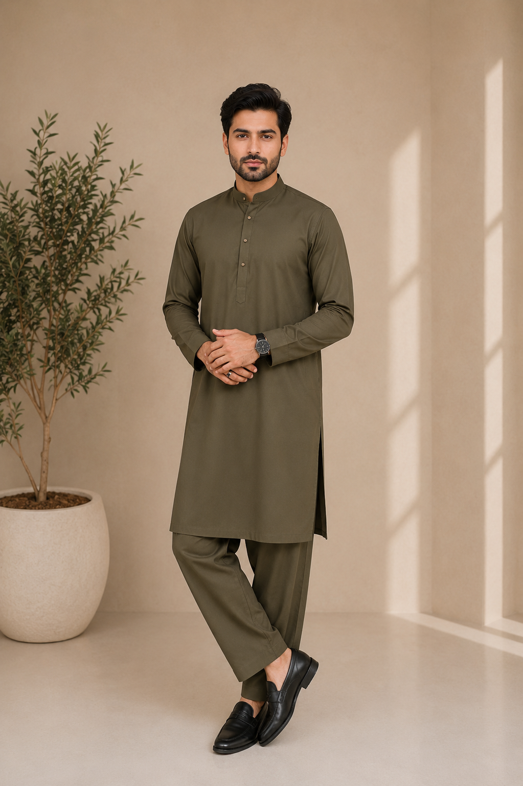 Embroidered Gents Suit — No. 060