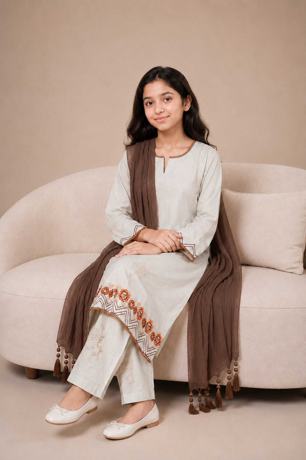 Girls Occasion 3-Piece Suit — No. 089