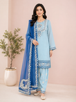 Ladies Suit with Embroidered Dupatta — No. 080