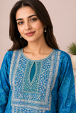 Neck-Embroidered Ladies Suit — No. 119