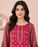2-Piece Suit with Embroidered Cuffs — No. 104