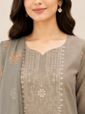 3-Piece Suit with Chiffon Dupatta — No. 106
