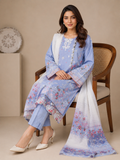 Embroidered Suit with Dupatta — No. 100