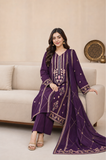 Embroidered Border Suit — No. 130