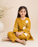 Embroidered Girls 2-Piece Suit — No. 052