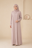 Hidden Button Abaya