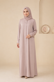 Hidden Button Abaya