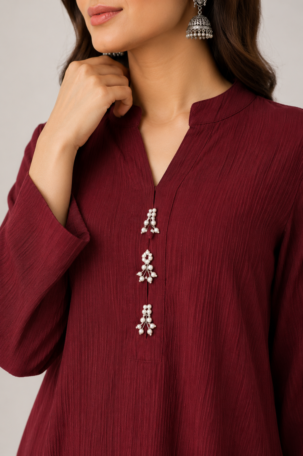 Baggy-Fit Embroidered 2-Piece Lawn Suit — My Link for ALL