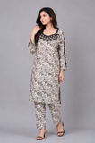 Neck Embroidered 2-Piece Plain Lawn Suit — C — My Link for ALL