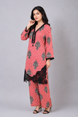 Plain 2-Piece Lawn Suit with Fancy Cuffs — My Link for ALL