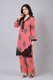 Plain 2-Piece Lawn Suit with Fancy Cuffs — My Link for ALL