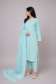 3-Piece Soft Lawn Suit with Matching Dupatta — B — My Link for ALL
