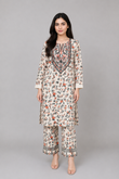 Neck Embroidered 2-Piece Lawn Suit — D — My Link for ALL