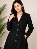 Midnight Noir Tailored Long Coat — My Link for ALL