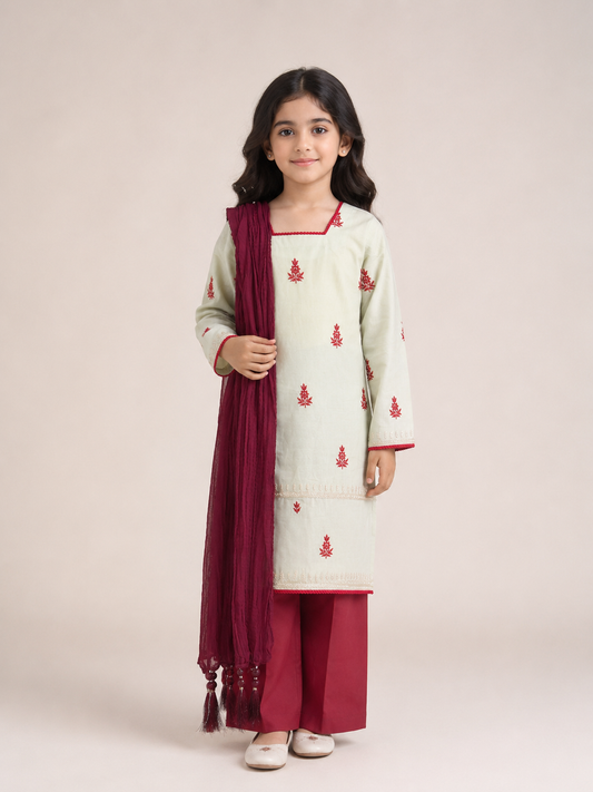 Girls Occasion 3-Piece Suit — No. 030