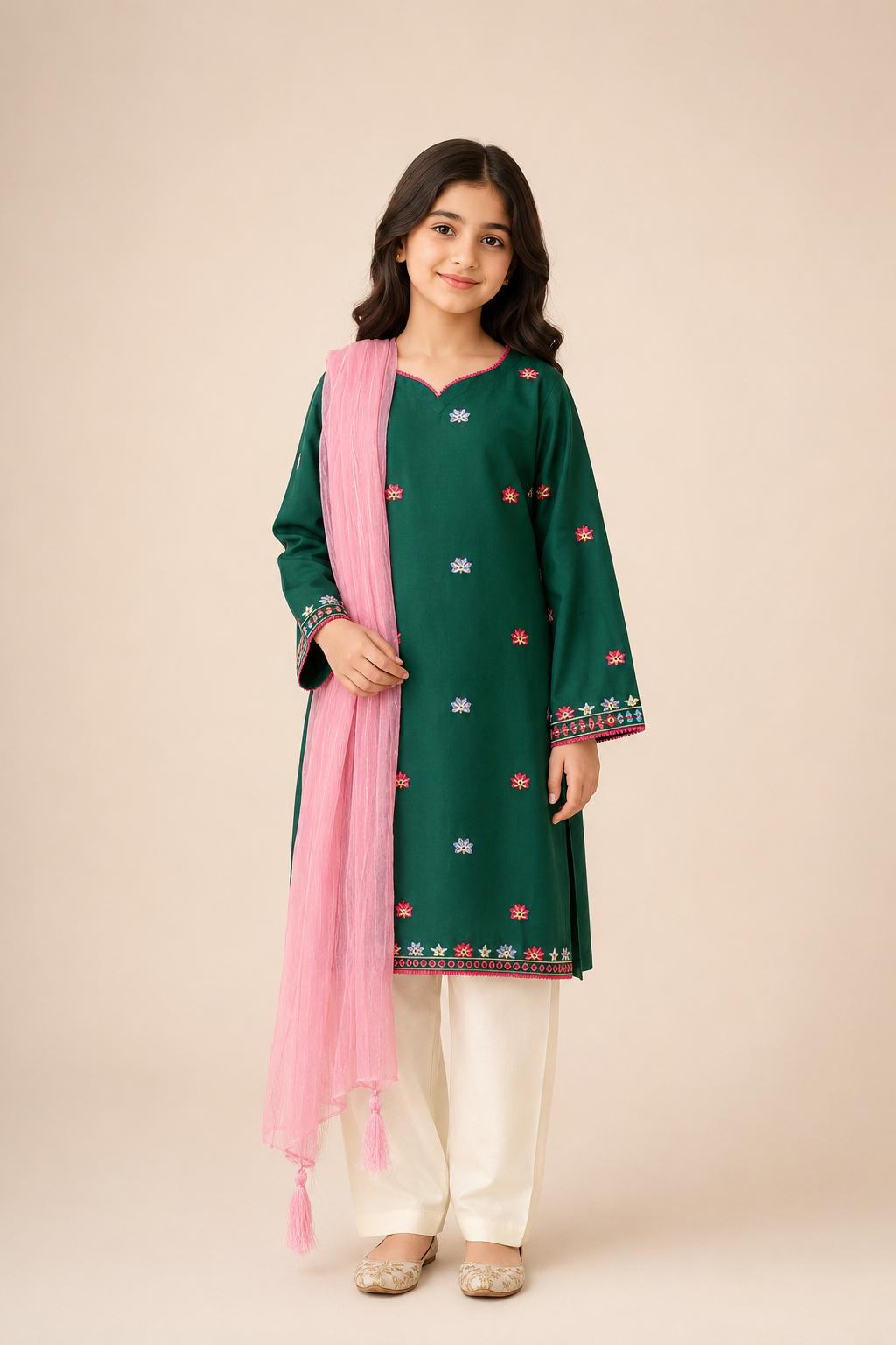 Girls Occasion 3-Piece Suit — No. 029