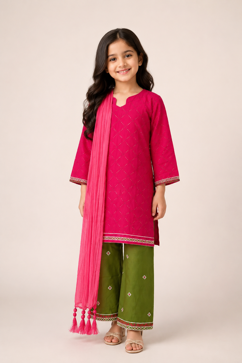 Girls Occasion 3-Piece Suit