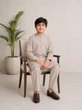 Beige 2-Piece Children's Suit