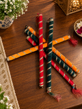 Traditional Dholki Sticks (Set of 12)