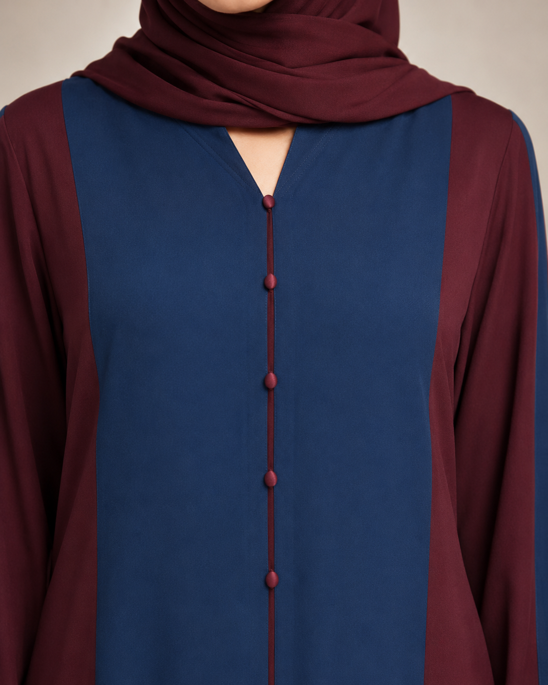 Two-Tone Classic Abaya