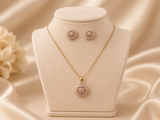 Earrings and Necklace Jewellery Set — No. 043