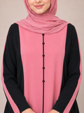 Two-Shade Button Burqa