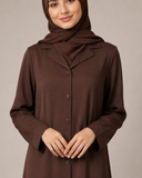 Brown Shirt-Style Burqa