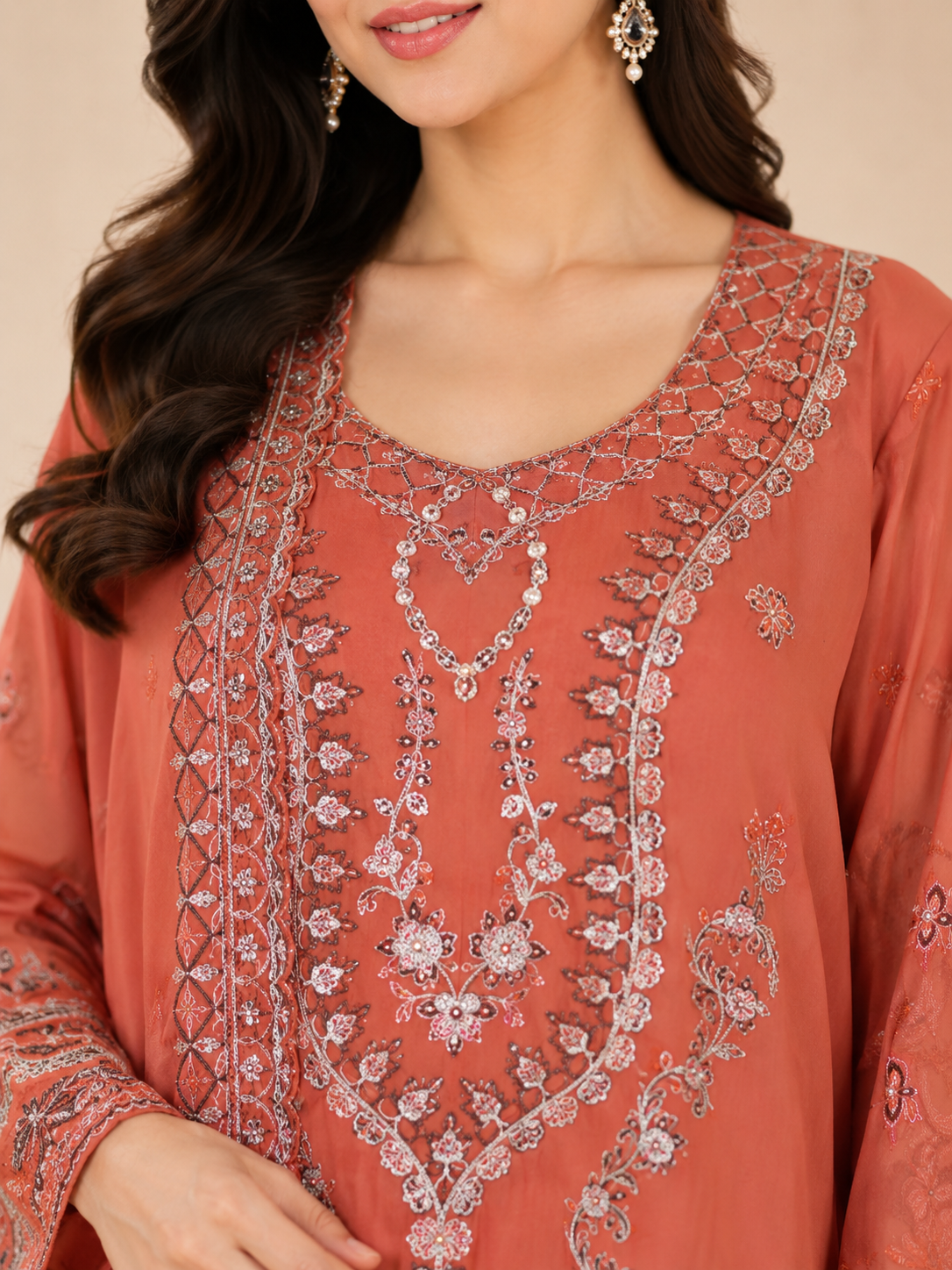Embroidered Classic Suit — No. 355