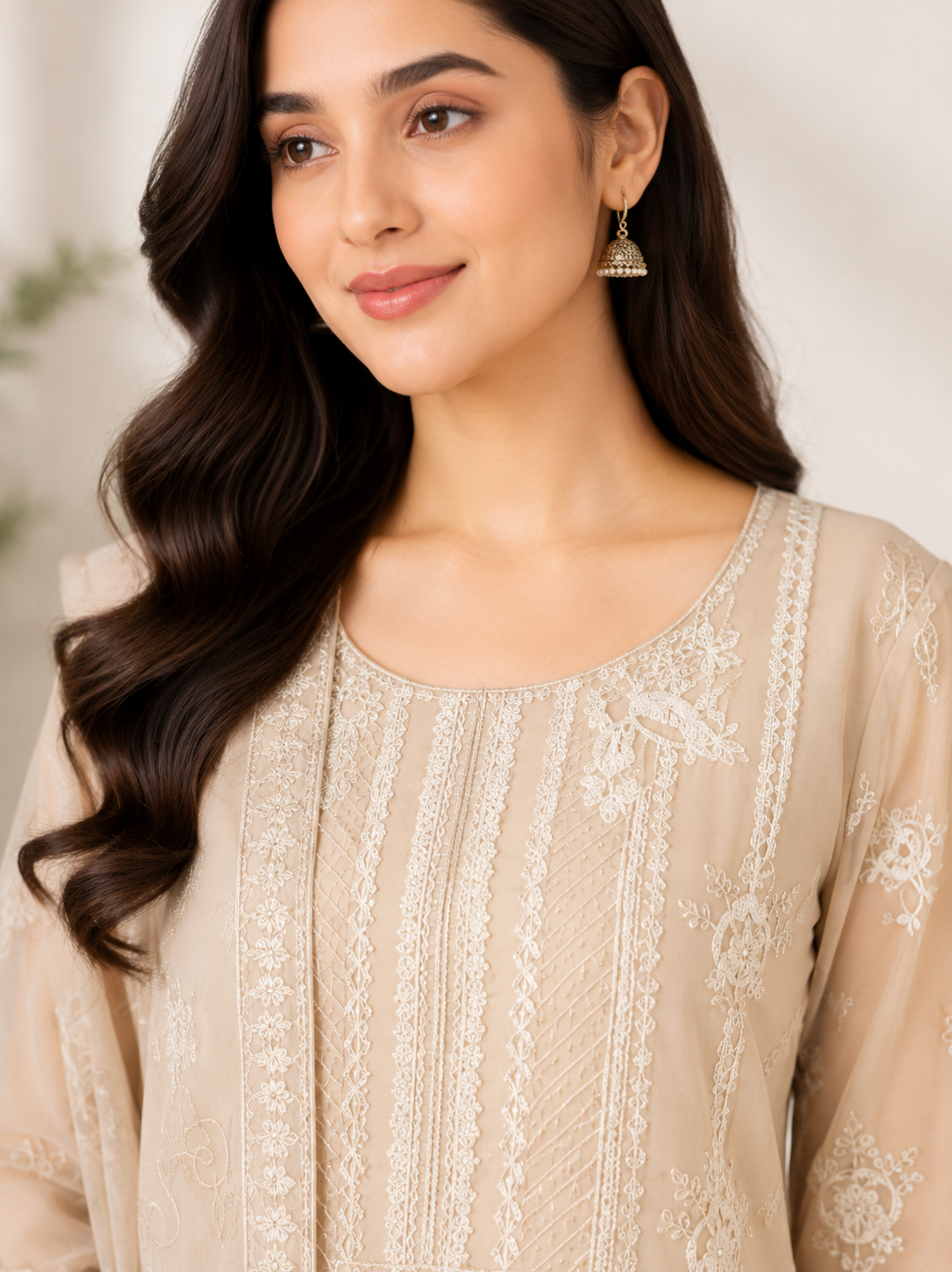 Soft Embroidered Summer Three-Piece Suit 903