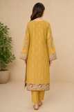 Traditional Embroidered Three-Piece Suit with Dupatta