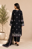 Embroidered Three-Piece Suit — Kameez & Dupatta