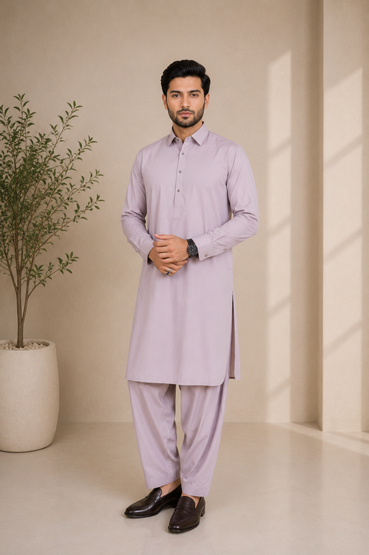 Collar-Neck Gents Suit — No. 063