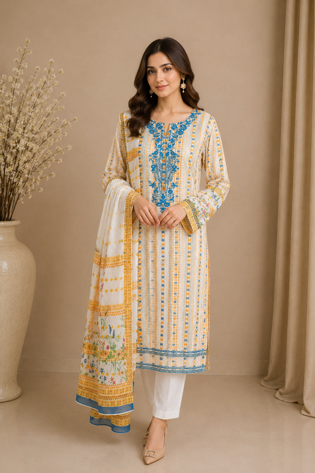 Ladies Lawn Suit — No. 220