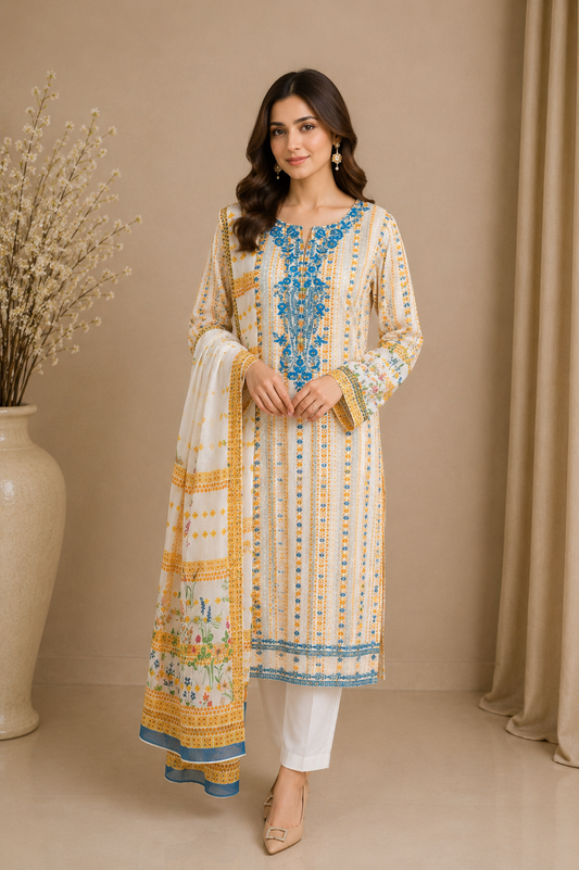 Ladies Lawn Suit — No. 220
