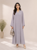Hidden Button Abaya — No. 083