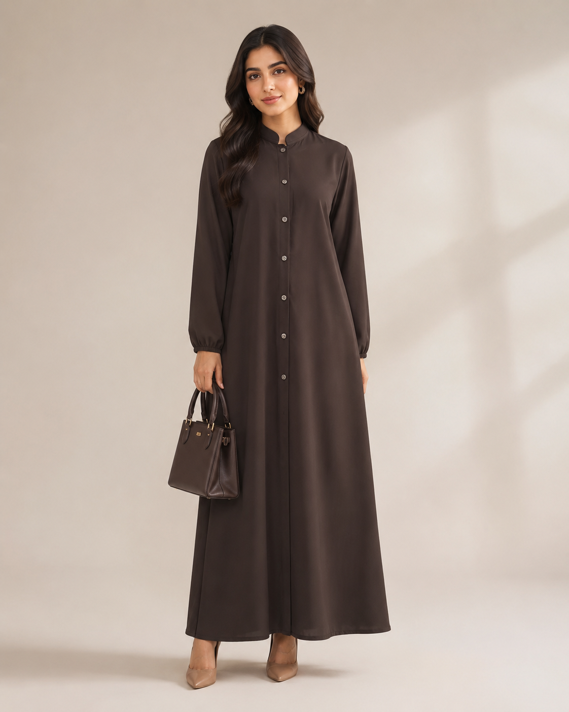Button-Front Modesty Burqa — No. 091