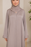 Hidden Button Abaya — No. 531