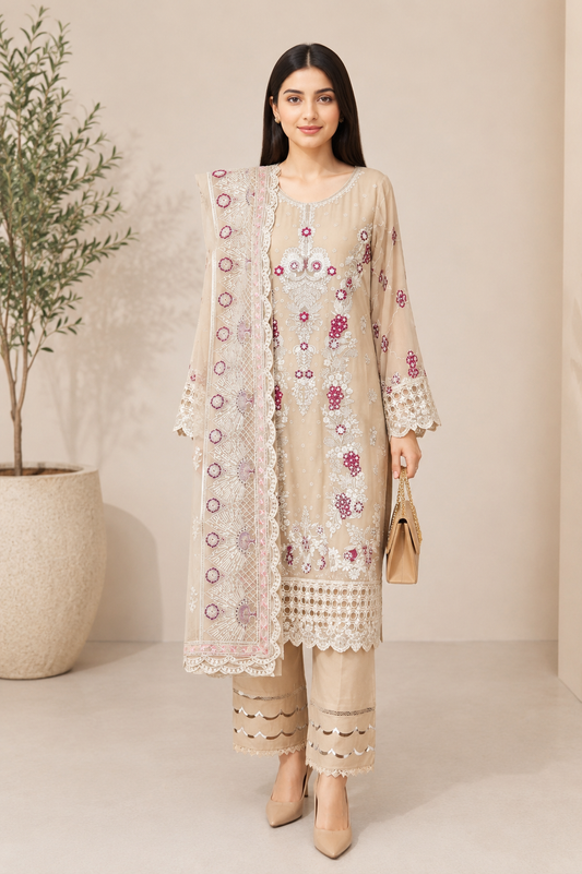 Embroidered Kameez Suit — No. 175
