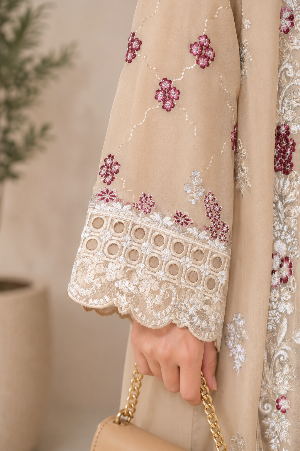 Embroidered Kameez Suit — No. 175