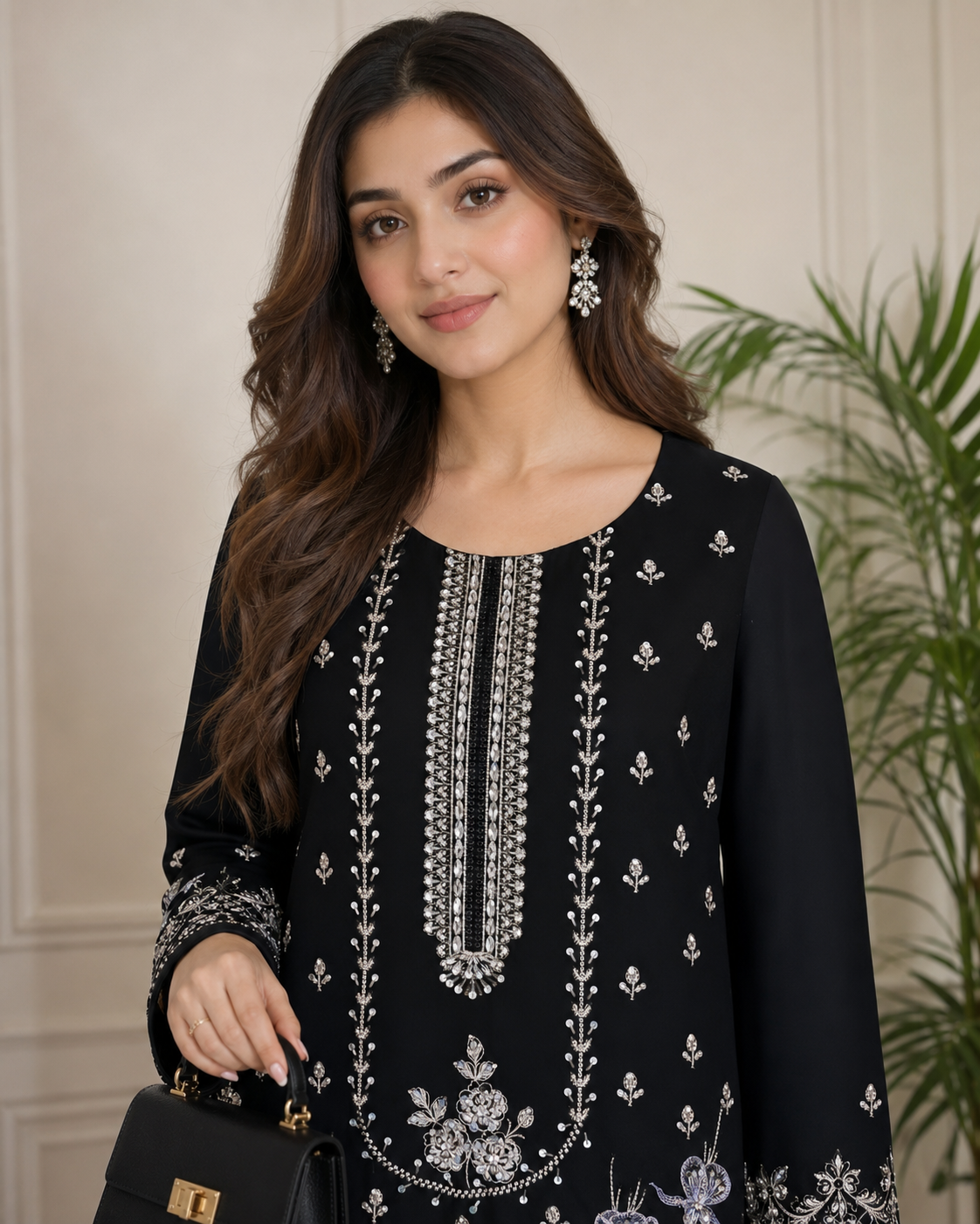 Embroidered Kameez Suit — No. 177