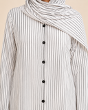 Printed-Style Abaya