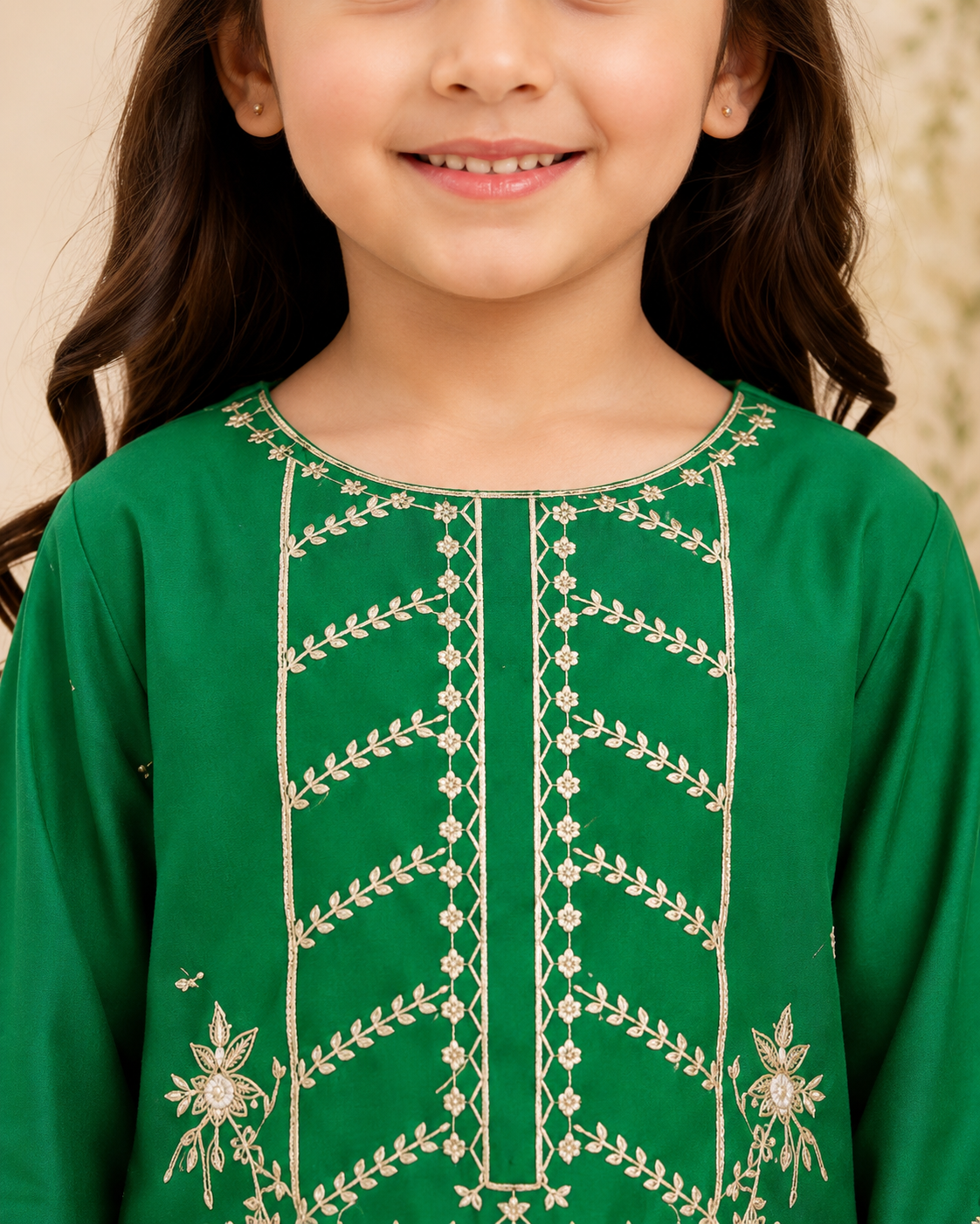 Girls 3-Piece Suit with Dupatta — No. 372